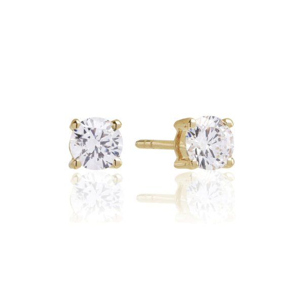 EARRINGS PRINCESS ROUND