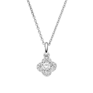 Viventy Anhänger mit Kette mit 21 Zirkonia