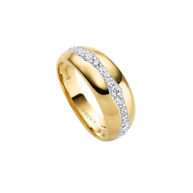 Viventy Ring mit 17 Zirkonia