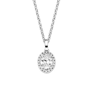 Viventy Anhänger mit Kette mit 21 Zirkonia