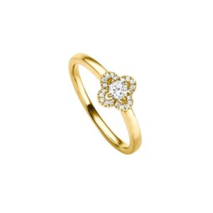 Viventy Ring mit 21 Zirkonia Vergoldet