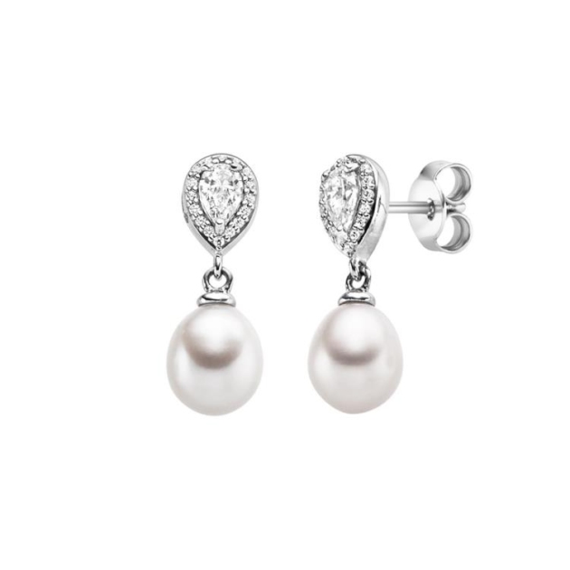 Viventy Ohrschmuck mit Süßwasserperlen & 34 Zirkonia