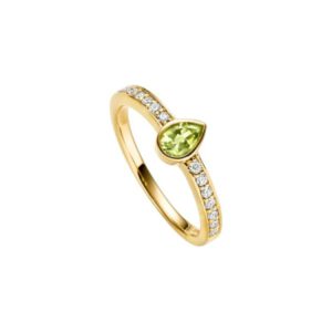 Viventy Ring mit Peridot & 14 Zirkonia