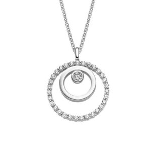 Viventy Anhänger mit Kette mit 32 Zirkonia