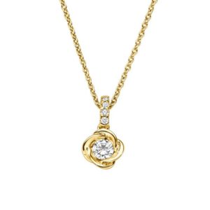 Viventy Anhänger mit Kette mit 5 Zirkonia