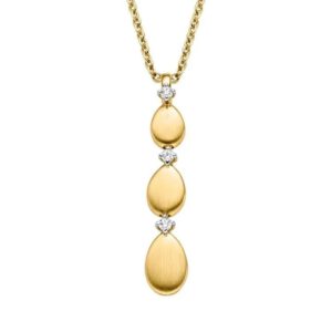 Viventy Anhänger mit Kette mit 3 Zirkonia