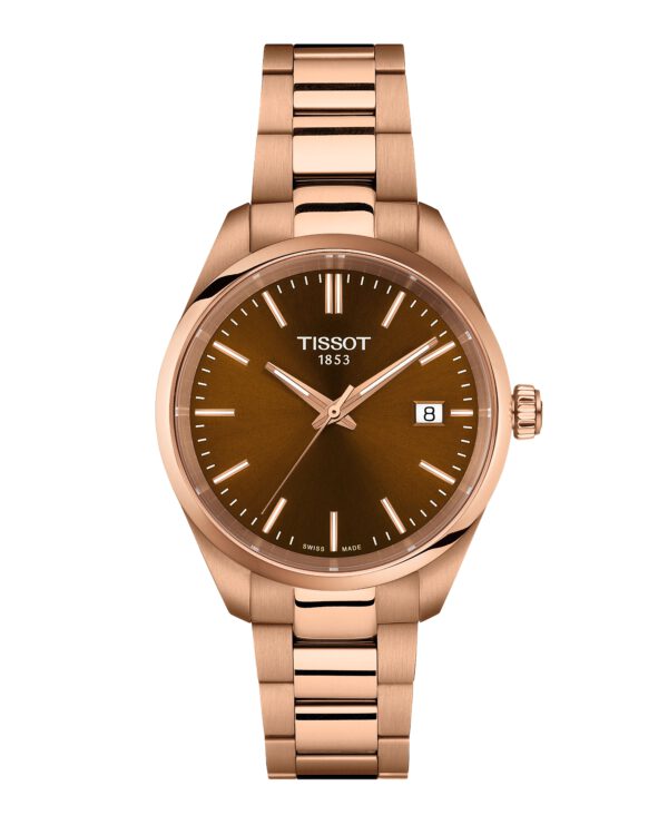 Tissot PR 100 34mm – Damenuhr Roségold PVD