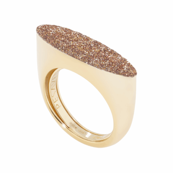 Pesavento Ring Polvere di Sogni Giallo Nardo – Goldring Sterlingsilber