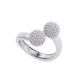 Pesavento Ring Pixel Silber