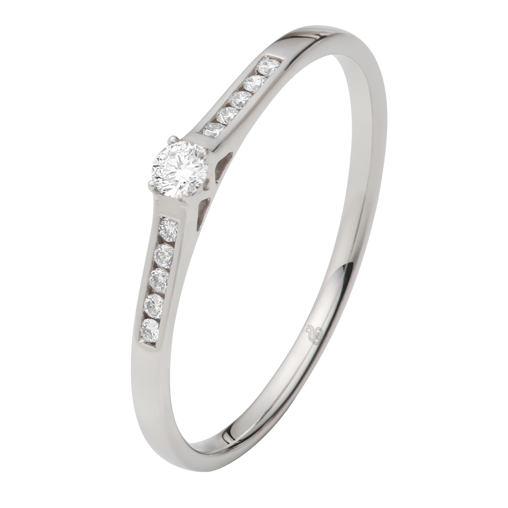 Pavé Ring (Verlobungsring) - individuell gefertigt